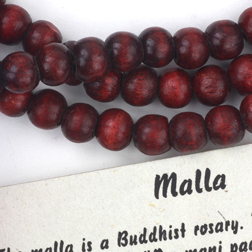Wooden Mallah Beads-Buddhism-Siesta Crafts