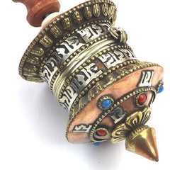 Medium Prayer Wheel-Buddhism-Siesta Crafts