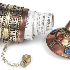 Medium Prayer Wheel-Buddhism-Siesta Crafts