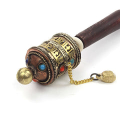 Mini Elaborate Prayer Wheel-Buddhism-Siesta Crafts