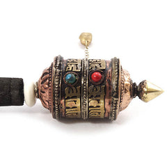Mini Elaborate Prayer Wheel-Buddhism-Siesta Crafts