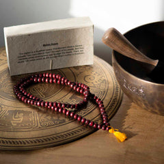 Boxed Wooden Mallah Beads-Buddhism-Siesta Crafts