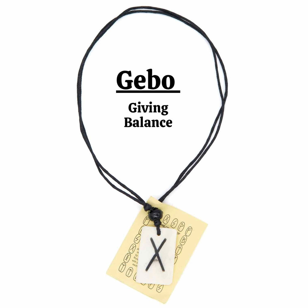 Rune Pendant Necklace-Necklaces & Pendants-Siesta Crafts