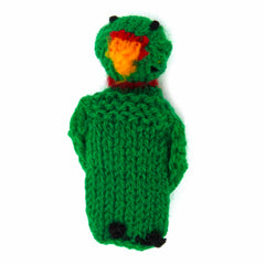 Peruvian Finger Puppet - Green Parrot-Fun & Leisure-Siesta Crafts