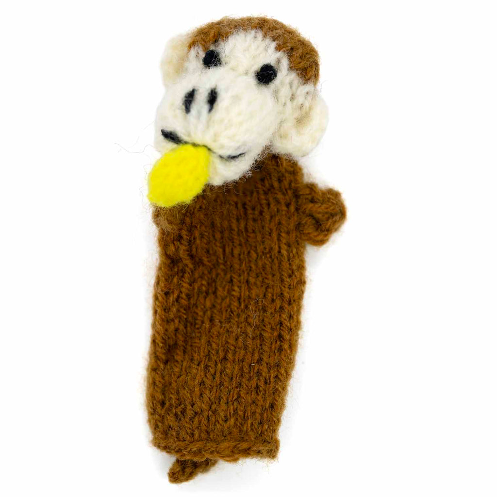 Peruvian Finger Puppet - Monkey-Fun & Leisure-Siesta Crafts