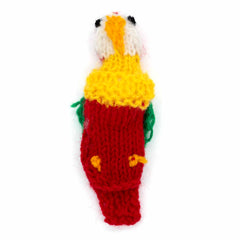 Peruvian Finger Puppet - Red Parrot-Fun & Leisure-Siesta Crafts