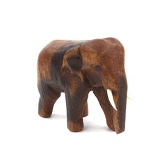 Small Thai Elephant Carving-Ornaments & Figurines-Siesta Crafts