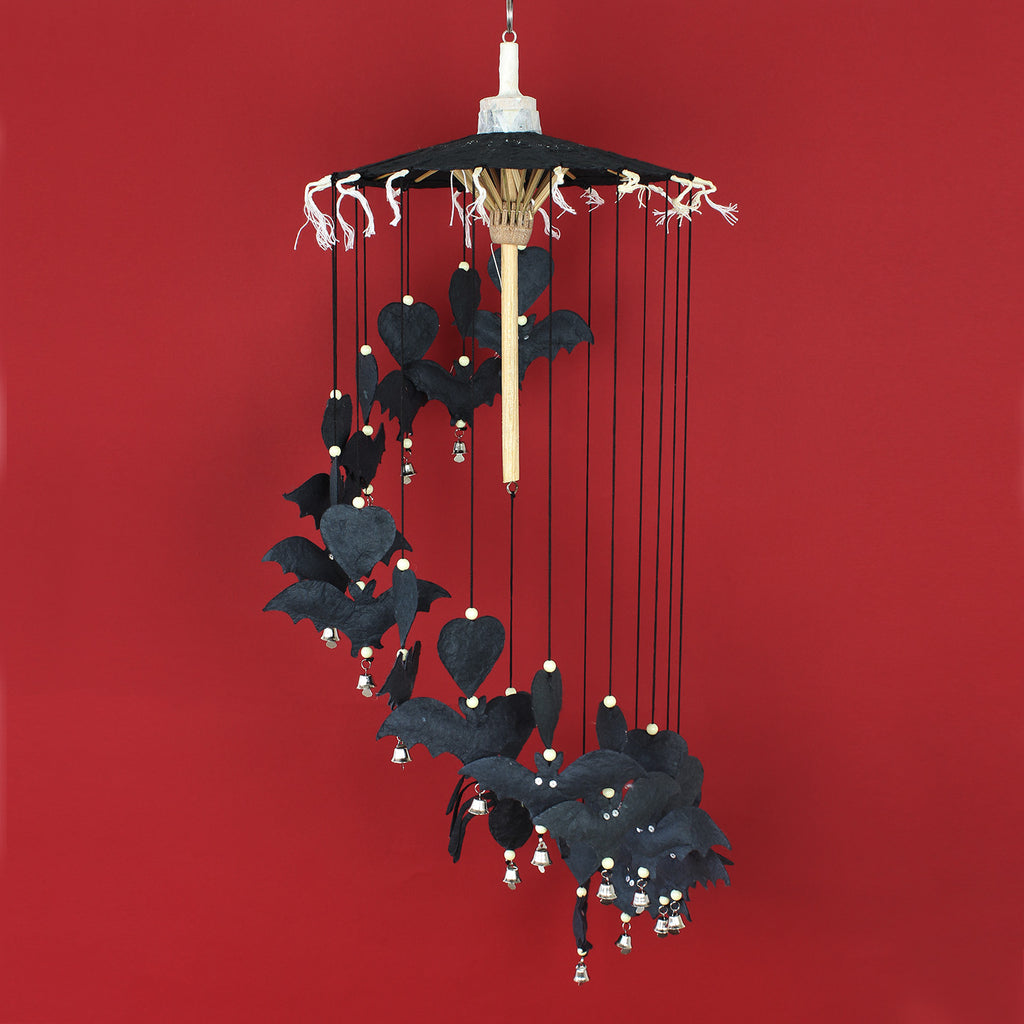 Spider and Bats Saa Paper Mobile-Home Décor-Siesta Crafts