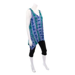 Tie Dye Vest-Tops-Siesta Crafts