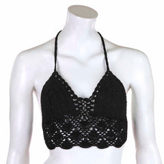 Crochet Bralette Top-Tops-Siesta Crafts