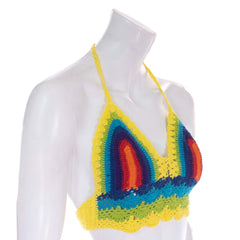 Crochet Bralette Top-Tops-Siesta Crafts