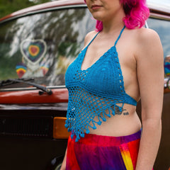 Tassel Crochet Bralette Top-Tops-Siesta Crafts