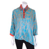 Ladies Recycled Sari Shirt-Shirts-Siesta Crafts