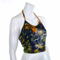 Mushroom Design Halter Neck Top-Tops-Siesta Crafts