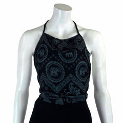 Elephant Tie Back Top-Tops-Siesta Crafts