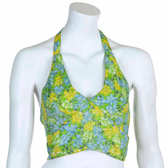 Recycled Sari Bralette Halter Top-Tops-Siesta Crafts