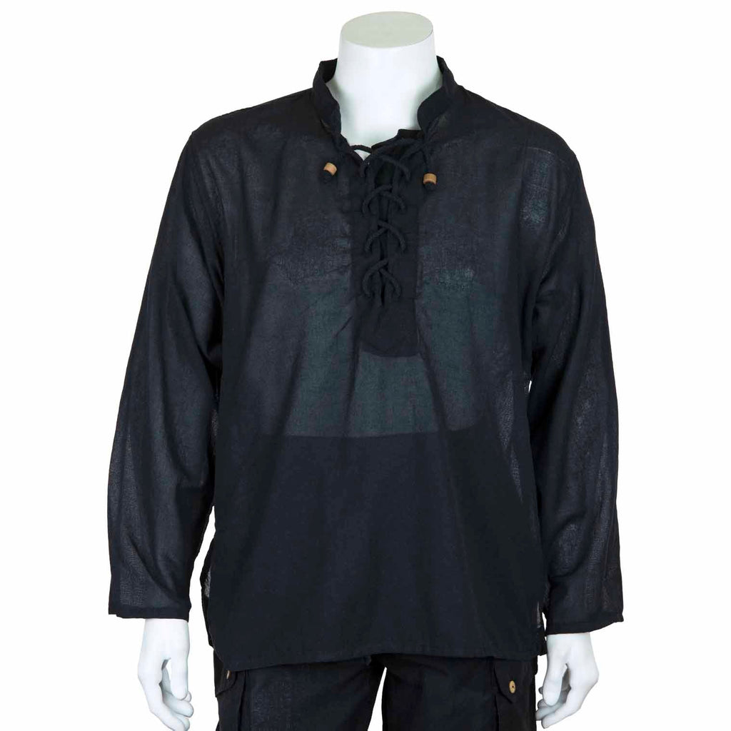Pirate Style Lace Up Shirt-Shirts-Siesta Crafts