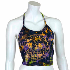 Zodiac Design Halter Neck Top-Tops-Siesta Crafts