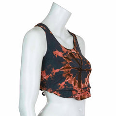 Corset Back Jersey Tie Dye Top-Tops-Siesta Crafts