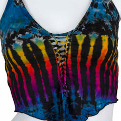 Peekaboo Jersey Tie Dye Top-Tops-Siesta Crafts