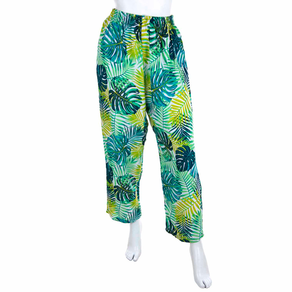 Fern Forest Cropped Trousers-Trousers-Siesta Crafts