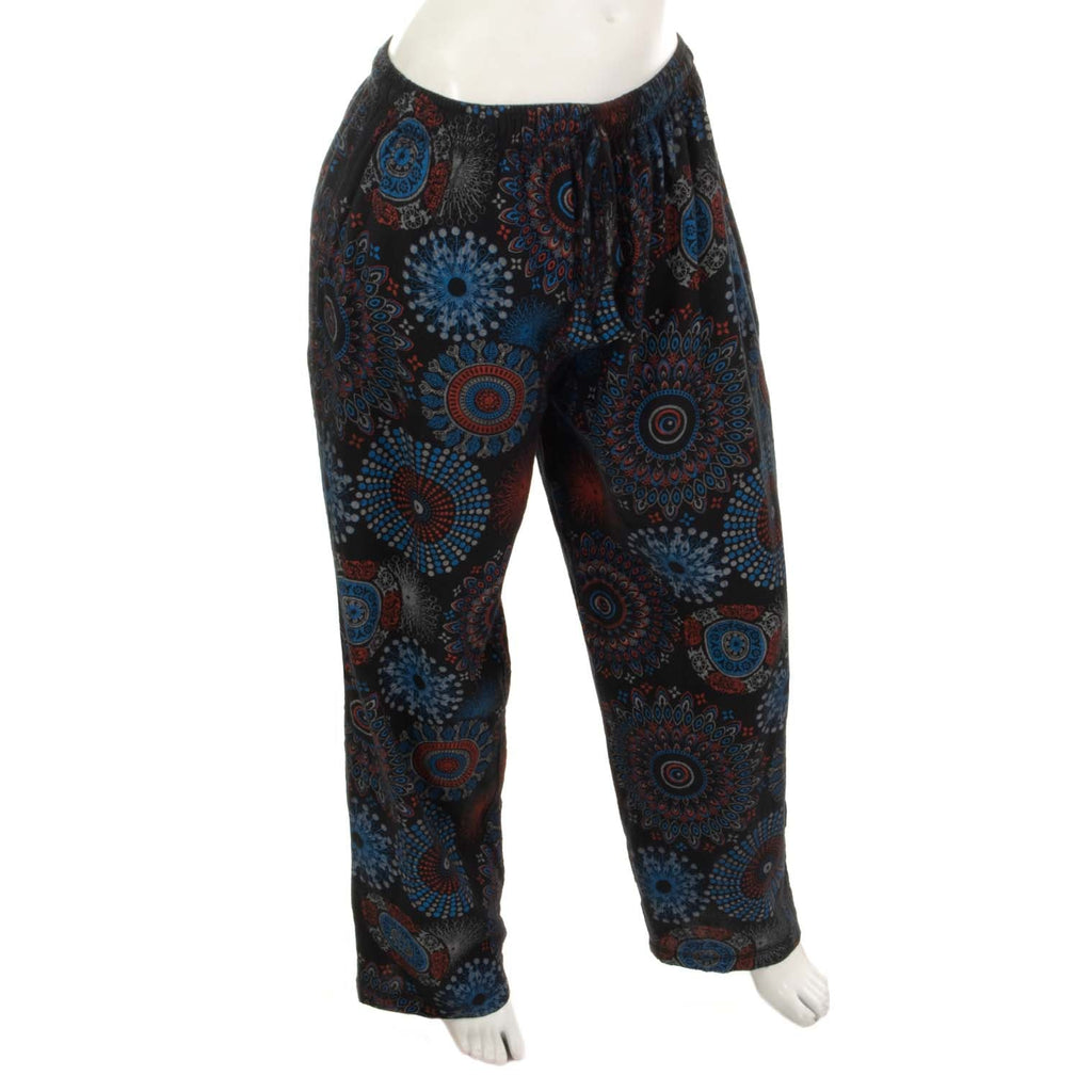 Cotton Straight Leg Trousers-Trousers-Siesta Crafts