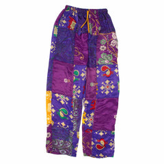 Recycled Sari Patch Trousers-Trousers-Siesta Crafts