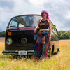 Patchwork Wide Leg Trousers-Trousers-Siesta Crafts