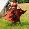 Recycled Sari Palazzo Pants-Trousers-Siesta Crafts