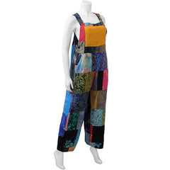 Patchwork Dungarees-Dungarees & Jumpsuits-Siesta Crafts