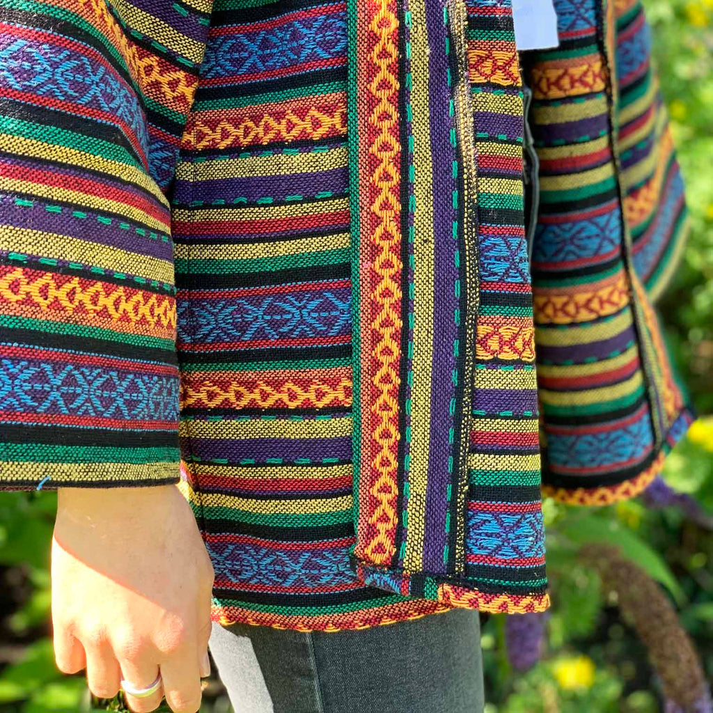 Thai Weave Jacket-Coats, Jackets & Ponchos-Siesta Crafts