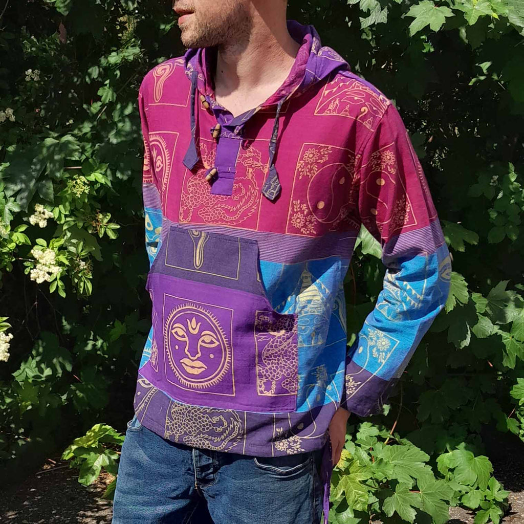Symbols Hoodie-Jumpers, Hoodies & Cardigans-Siesta Crafts