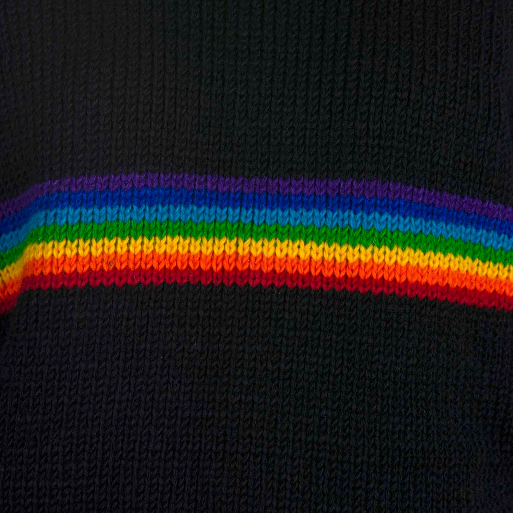 Rainbow Stripe Jumper-Jumpers, Hoodies & Cardigans-Siesta Crafts