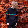 Rainbow Stripe Jumper-Jumpers, Hoodies & Cardigans-Siesta Crafts