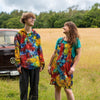 Sun and Moon Hooded Smock-Jumpers, Hoodies & Cardigans-Siesta Crafts