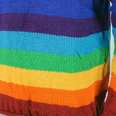 Rainbow Stripy Jumper-Jumpers, Hoodies & Cardigans-Siesta Crafts