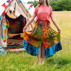 Campur Waterfall Skirt-Skirts-Siesta Crafts