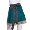 Recycled Sari Mini Wrap Skirt-Skirts-Siesta Crafts