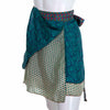 Recycled Sari Mini Wrap Skirt-Skirts-Siesta Crafts