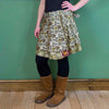 Recycled Sari Mini Wrap Skirt-Skirts-Siesta Crafts