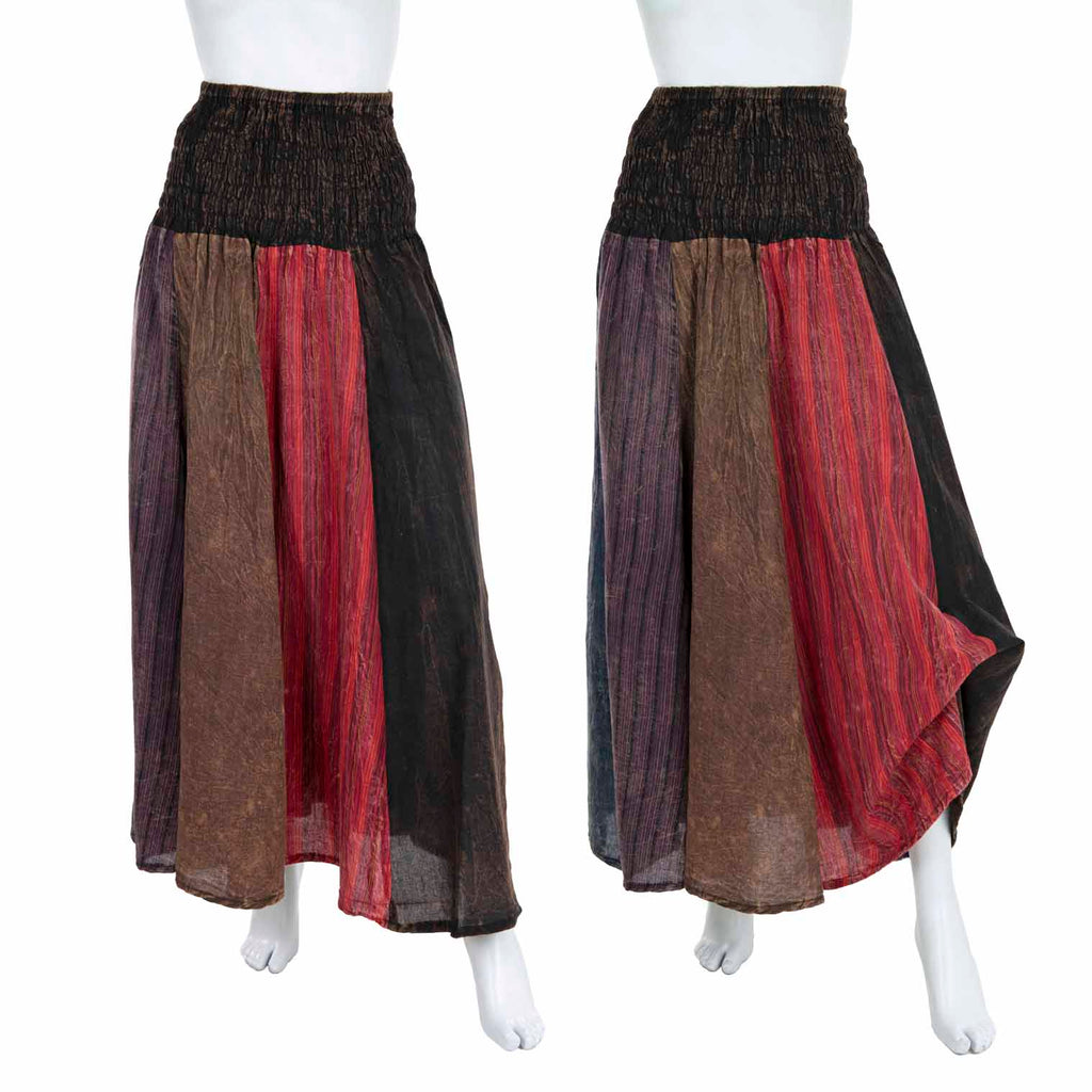 Overdyed Patch Skirt-Skirts-Siesta Crafts