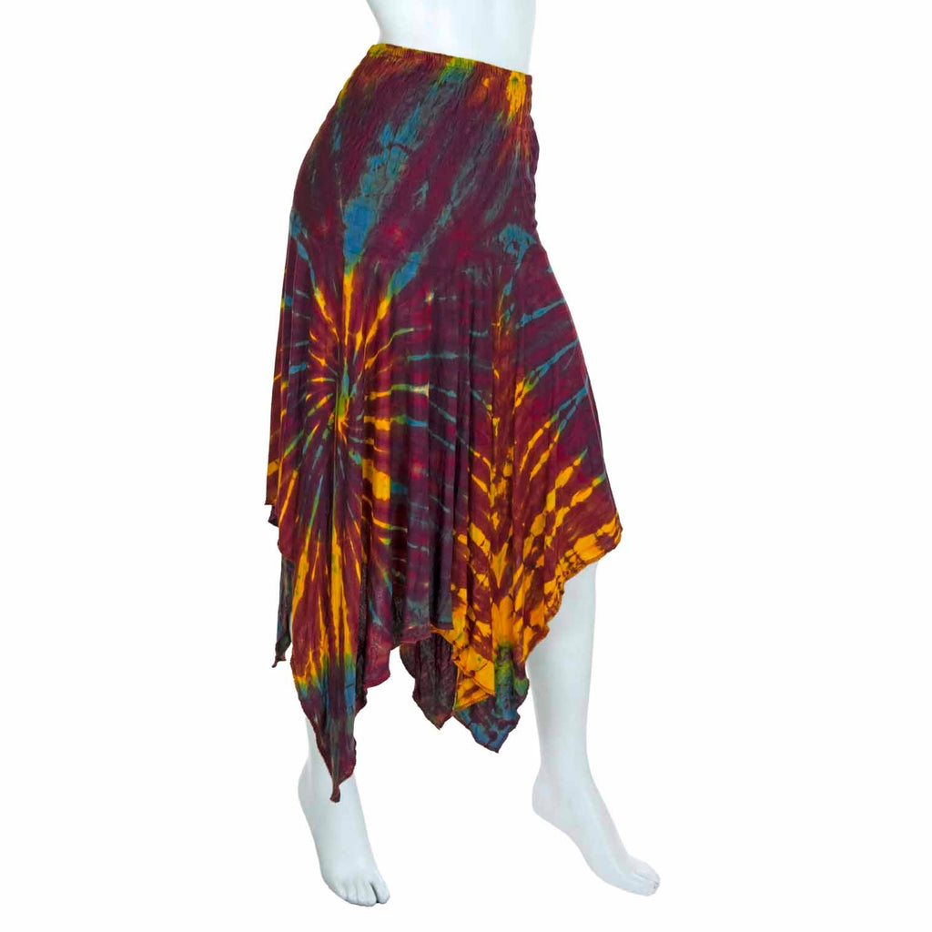 Tie Dye Festival Pixie Dress Skirt-Skirts-Siesta Crafts