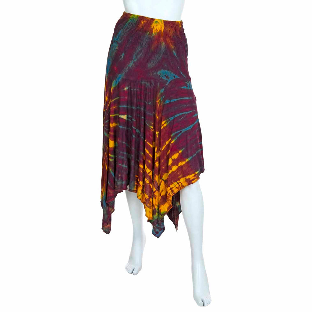Tie Dye Festival Pixie Dress Skirt-Skirts-Siesta Crafts