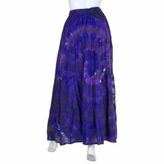 Tie Dye Folk Skirt-Skirts-Siesta Crafts