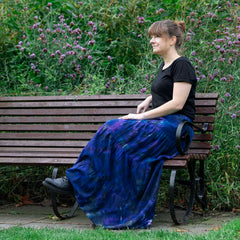 Tie Dye Folk Skirt-Skirts-Siesta Crafts