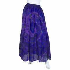 Tie Dye Folk Skirt-Skirts-Siesta Crafts