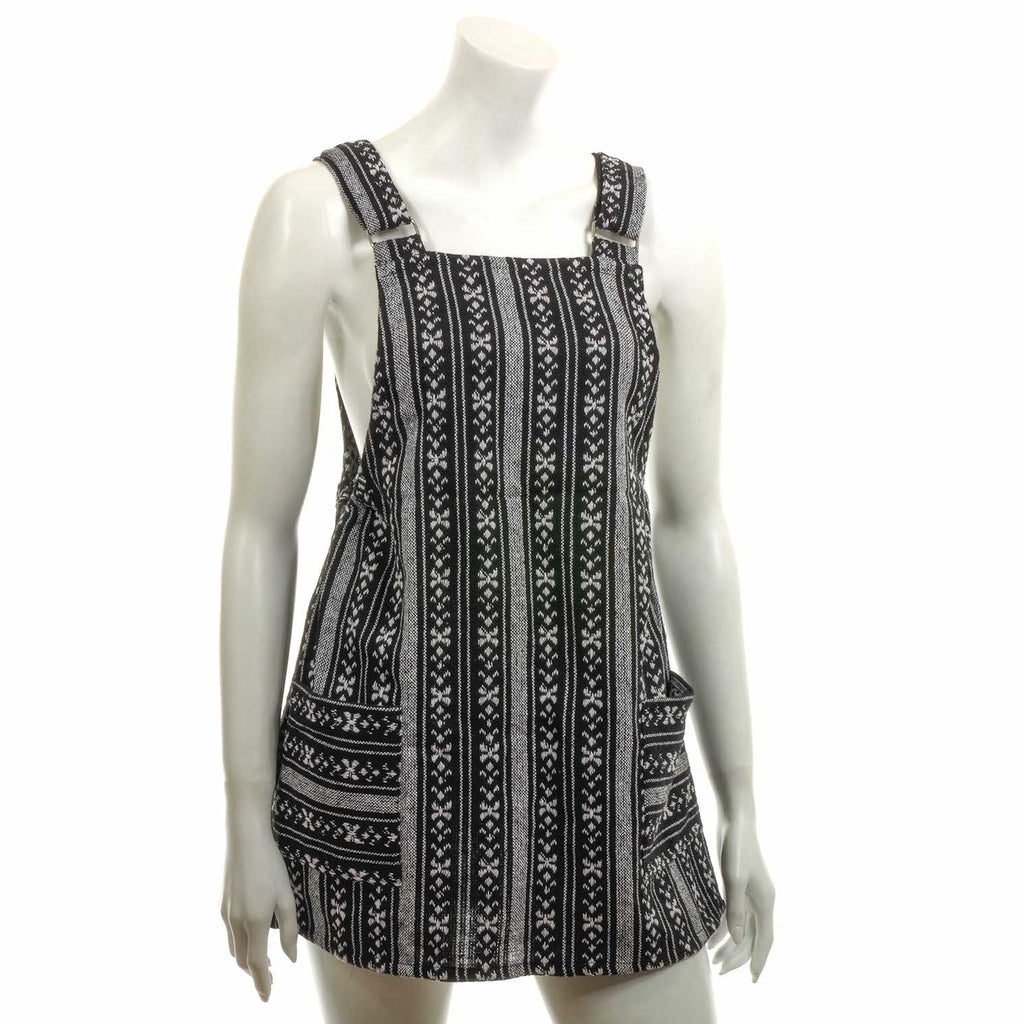 Thai Weave Dungaree Dress-Dresses-Siesta Crafts