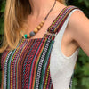 Thai Weave Dungaree Dress-Dresses-Siesta Crafts