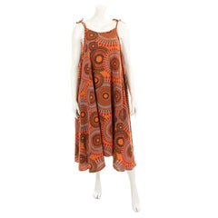 Cotton Strappy Dress-Dresses-Siesta Crafts