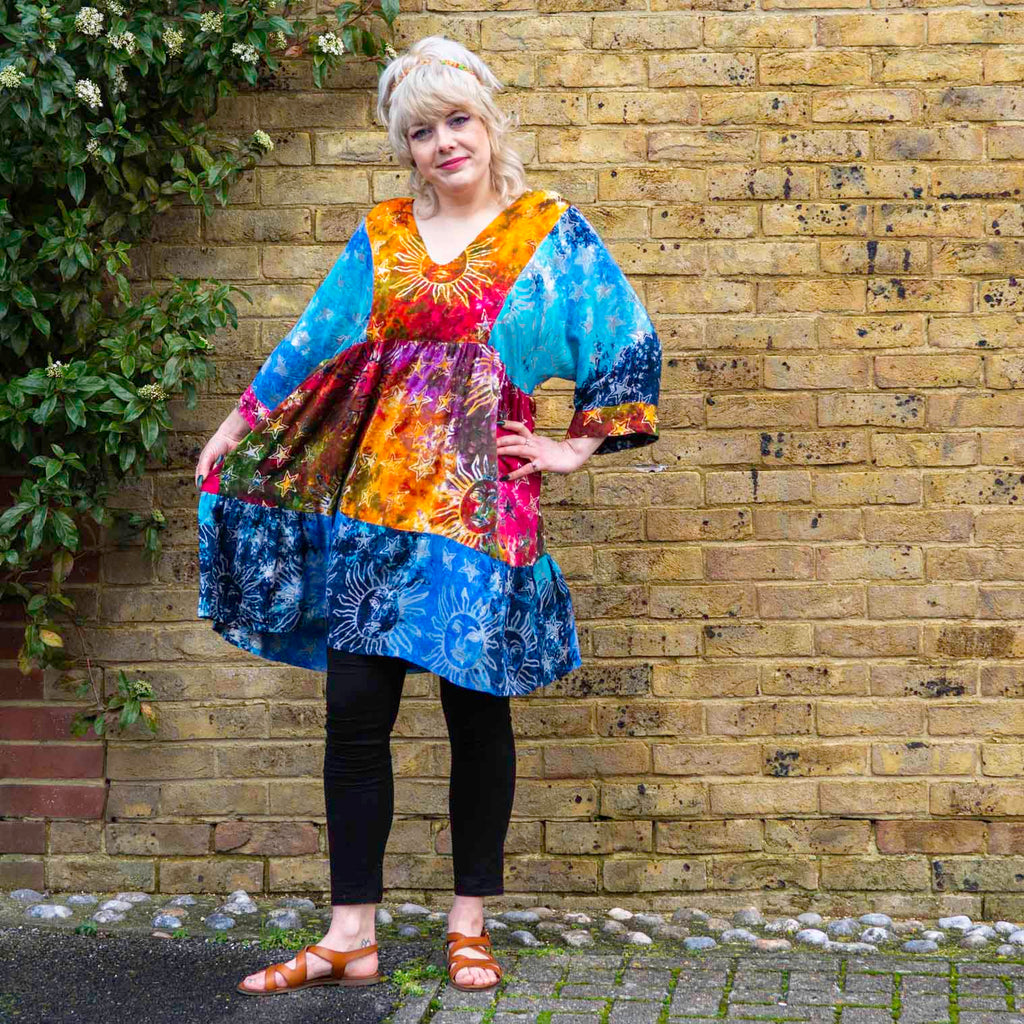 Campur Smock Dress-Dresses-Siesta Crafts